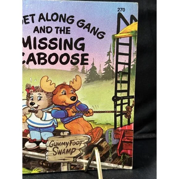 Vintage 1984 THE GET ALONG GANG AND THE MISSING CABOOSE Read Along BOOK ONLY - Picture 6 of 9